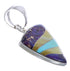 Genuine Sterling Silver And Multicolor Jewelry Slide Pendant PX29232